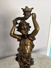 Antique French Provincial Style Bronze Candelabra 