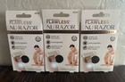 3 - Finishing Touch Flawless Nu Razor 18k Plated Replacement Head New