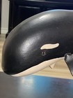 Vtg 17  Hand Carved Shamu Orca Killer Wale Wood Metal Statue Signed John Nelson