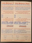  2  Mickey Mantle 1996 Organ Donor Card New York Yankees Legend
