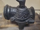 Antique Workin Brighton Coffee Grinder Cast Iron C  1900s Works Mounted On Wood