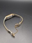Vintage Pulsar Women s Quartz Gold Tone Rect Bracelet Watch Y434-5190 12mm