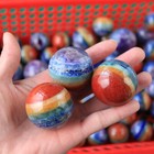 7 Chakra Bonded Sphere Reiki Crystal Healing Chakra Meditation Stone Healing