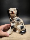 8  Antique Vintage Style Staffordshire Spaniel Dog Figurine
