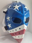 Vintage Hockey Mask Custom Paint Red White Blue Bernie Parent Mask 70s 80s Decor