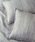 Hotel Collection Quartzite Gray Full   Queen Duvet   Two Pillowshams Set Silver