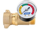 Camco 40064 Brass Water Pressure Regulator With Gauge