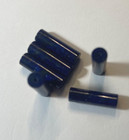 Vintage Lapis Lazuli  Smooth Tubes Lot Of 6 Pcs 20x6mm D t Below Wholesale   