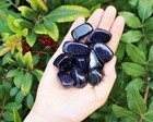Blue Goldstone Tumbled Stones   1 4 Lb Lot  crystal Healing Reiki Chakra  4 Oz