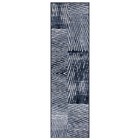 Rugshop Carpet Rug Runner Geometric Stripe Distressed Non Slip Runner Rugs 2x7
