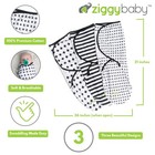 Adjustable Baby Swaddles 0-3 Months - Blanket Infant Wrap Set 3 Pack - Soft C   
