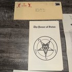 Lot Of 7 1980   s Cash Continental Association Of Satan Hope Cult Oddity Ephemera