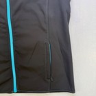 Cowgirl Hardware Vest Black Turquoise Cross Logo Full Zip Sleeveless Xxlarge