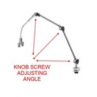 Channel Mount General Purpose Airway Cable   Breathing Circuit Arm   Silver