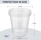 100 Or 160 Bathroom Cups 3 Oz Mouthwash Cups Small Disposable Clear Plastic Cups