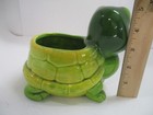Vintage Relpo 2095 Green Turtle Planter Original Sticker Euc Made In Japan