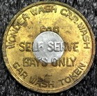 Willie Wonder Wash Car Wash - For Self-serve Bays Only Vending Token 23mm  c557 