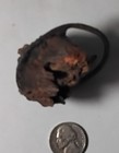 Civil War Relic Brass Shoe Buckle With A Pine Root Growing Through It  24 00