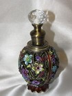 Yu Feng Vintage Flower Glass Perfume Bottle Empty Refillable New 1 5 Ounce