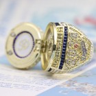 In Stock La Official Design  Ring For Dodgers  5 Freeman Fan Keepsake Size 8-14