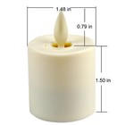 Luminara 6pcs Rechargeable Flameless Led Tealights Candle With Remote timer