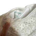 Aden   Anais Essentials Swaddle Sleep Sack 0-3m 4-14lbs White Geometric Print