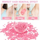 400g Hard Wax Beans Beads For Painless Body Hair Removal Waxing Warmer Heater