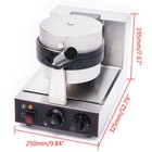 Commercial Electric Burger Waffle Maker Machine Hamburger Panini Press Making