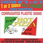 96  X 48  Yard Signs - Custom Corrugated Plastic  Full Color  1 Or 2 Sided 4 X 8