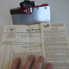 Vintage Rigby Cloth Stripping Machine Made In South Portland Maine