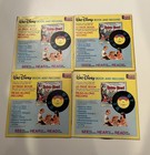 Lot 4 Walt Disney Read Along Books And Records 33 1 3 Rpm Vintage See Hear Read
