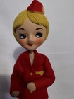 Vintage Ningyo Japan Poseable Souvenir Travel Bus Memorabilia Hostess Doll