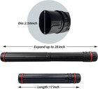 Poster Tube With Strap   Extendable Blueprints Artworks Scrolls Holder Tubes  17