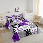 Feelyou Cheer Comforter Set For Kids Boys Girls Gymnastics Comforter Full Siz   