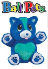 New Ball Pets Berry Blue Kitty Plush Toy - Pop Open Stuffed Animal   Ball