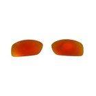 Walleva Two Pairs Polarized Lenses For Bolle Recoil - Fire Red   Ice Blue