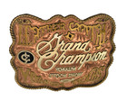 Western Style Belt Buckle Handmade Sterling Silver Plate Stock Show Champion