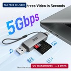 Acer Sd Card Reader Usb C Dual Slots Usb 3 0 Type C To Micro Sd Card Adapter