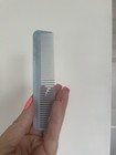 Vintage Mid Century Child   s Brush And Comb Set Blue