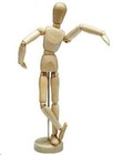 6 Pack 12  Artist Mannequins Wooden Jointed Paint Draw Human Figure Dummy Model