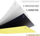 Ghost Tattoo Transfer Paper 50 Spirit Sheets 8 5  X11  A4 Stencil Carbon Thermal