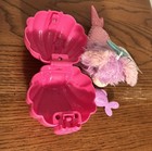 Little Live Scruff-a-luvs Mermaid Baby Pink Purple Pig Bag Clip W Accessories  