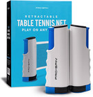Pro Spin Retractable Ping Pong Net     72  Table Tennis Net With Clamps   Portable