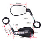 Motorcycle Rear View Mirrors With Led Turn Signal Light For Harley Sportster 883