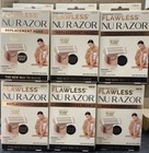 6   Finishing Touch Flawless Nu Razor Replacement Head Only 18k Gold Plated New