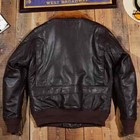 Men s G-1 Flight Jacket Vintage Leather Jacket Aviator Black Jacket