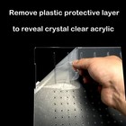 Acrylic Aquarium Divider Kit Fits 20 Gallon Long Aqueon Fish Tanks Clear Set