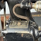 Antique Singer Sewing Machine Y1595506 W  Case  Light  Pedal   Attachments 