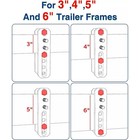 For Trailer Frame 4  5  Equalizer 95-01-5600 Trailer Sway Control Bracket Kit   