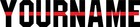 Reflective  thin Red Line  Firefighter Pre-curved Name For Helmet